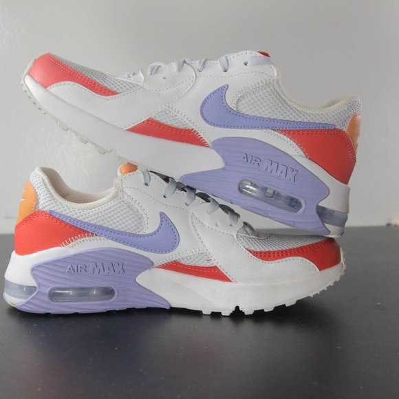 NIke Air Max Excee Low White Red Women's Sneakers 003619 Size 7Womens/5.5 Youth - Picture 6 of 9